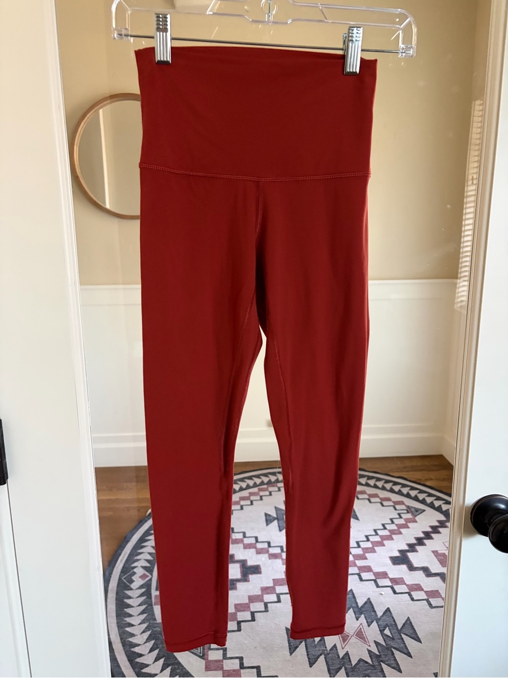 Tattooed and Successful High-Rise Crimson Women's Leggings
